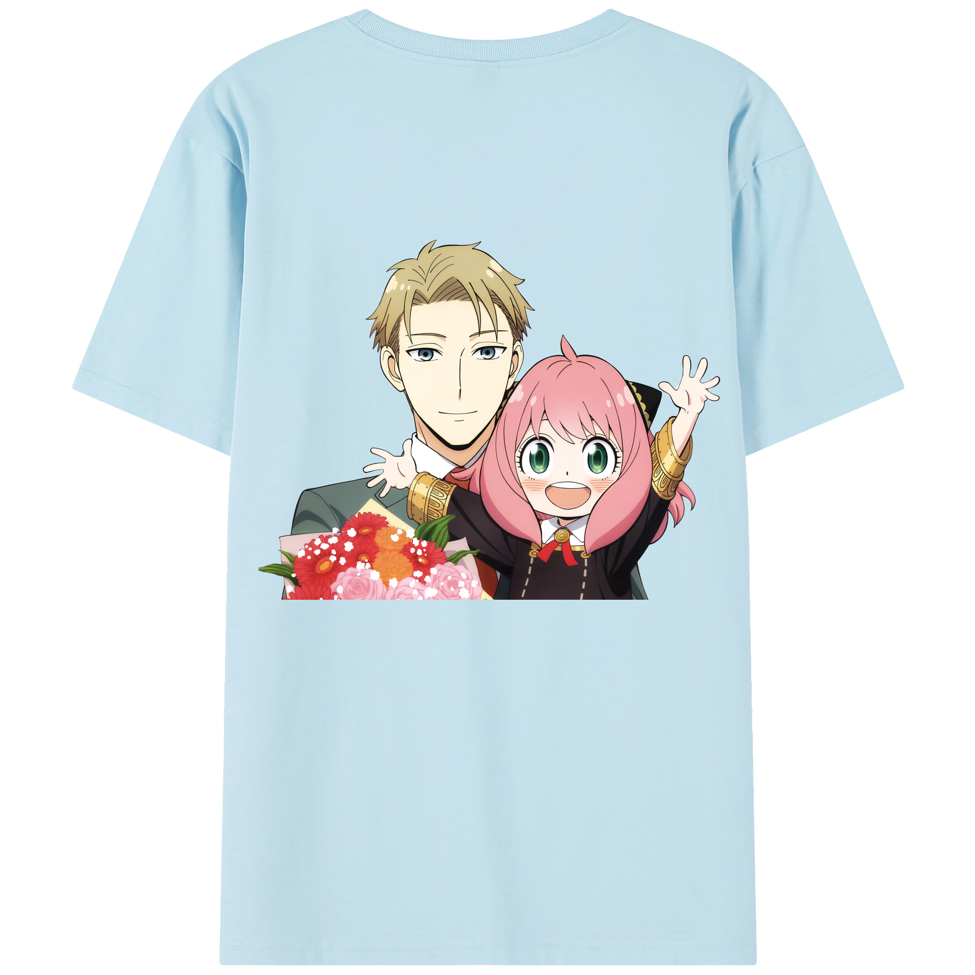 （画像用） SPY×FAMILY间谍家家酒 綿100％半袖Tシャツ（背面プリント）